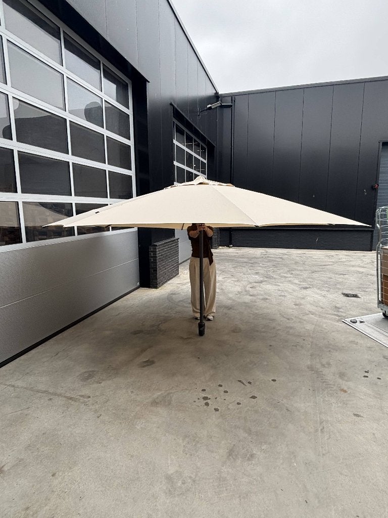 Madison- Push up parasol- 300cm, Ophalen, -, -, Zo goed als nieuw