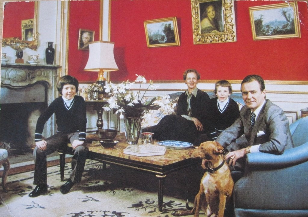 Koninklijke familie van Denemarken in Slot Amalienburg, Verzenden, 1980 tot heden, Gelopen, Overige thema's