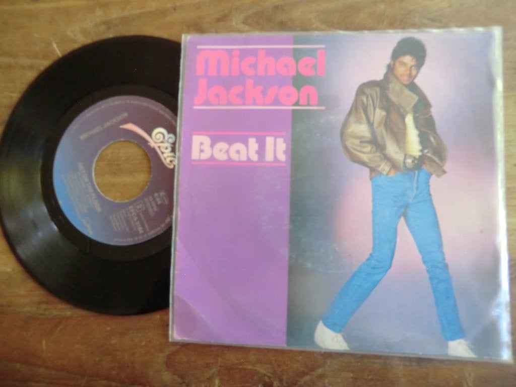 michael jackson   beat it, Ophalen of Verzenden, Gebruikt, 7 inch, Pop