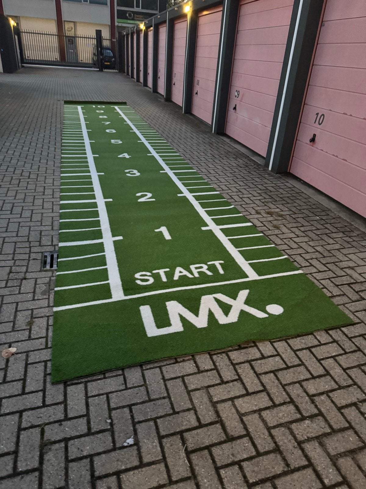 Lifemaxx LMX Sprinttrack 1,5 x 11m – HYROX / Sled Track, Sport en Fitness, Ophalen of Verzenden, Gebruikt, Overige typen