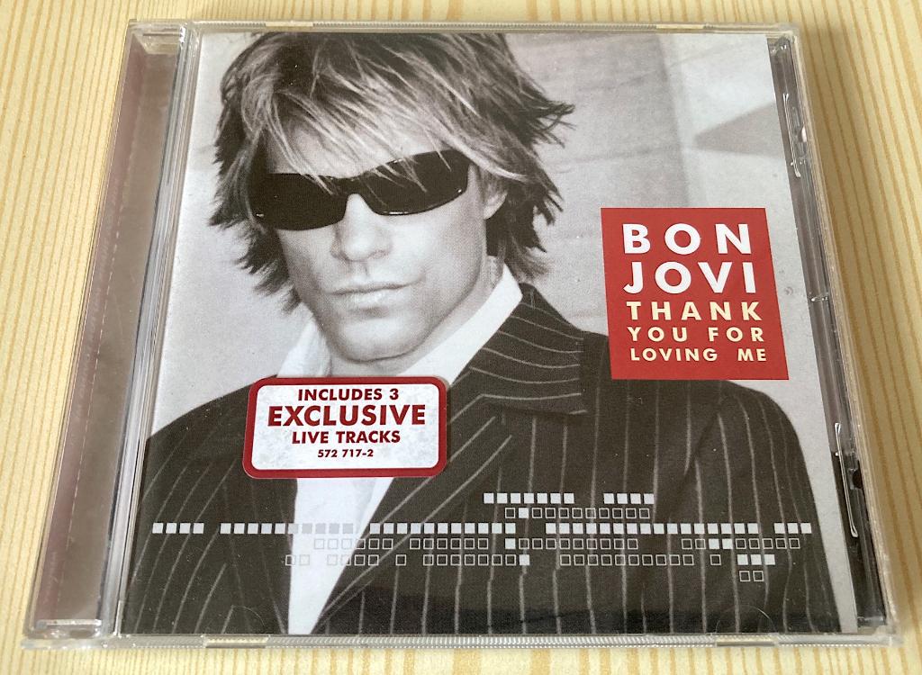 CD Single Bon Jovi - Thank You For Loving Me (+ Live), Ophalen, Maxi-single, Zo goed als nieuw, 1 single