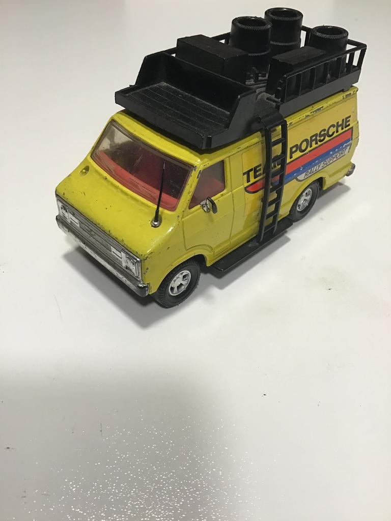 Matchbox Super Kings K102 Dodge Van porsche racesopport 1979, Ophalen of Verzenden, Gebruikt, Auto