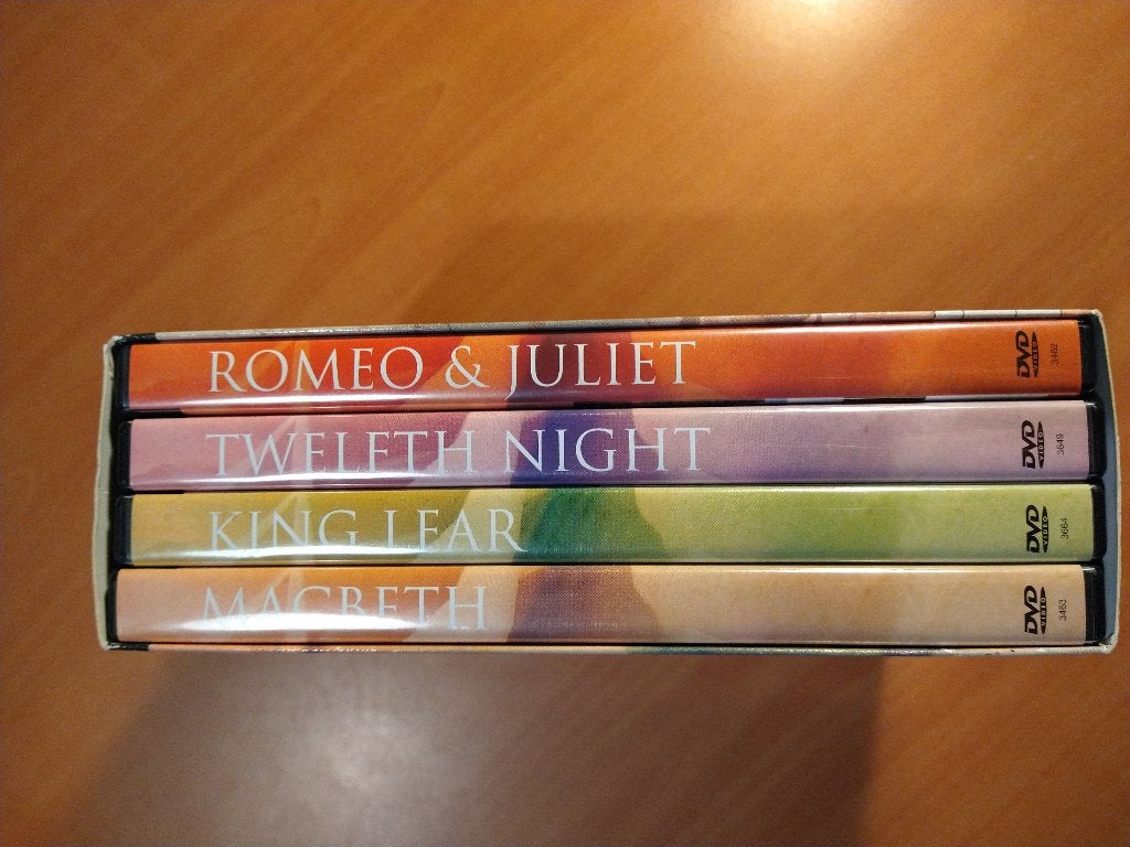 4-DVD The Shakespeare Collection, Alle leeftijden, Ophalen of Verzenden, Zo goed als nieuw