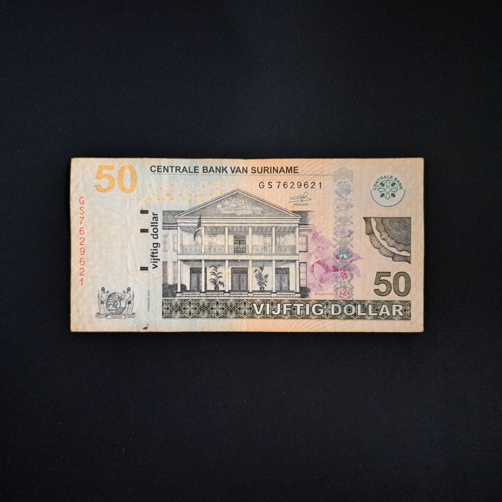 50 dollar Suriname #065, Verzenden, Zuid-Amerika, Los biljet