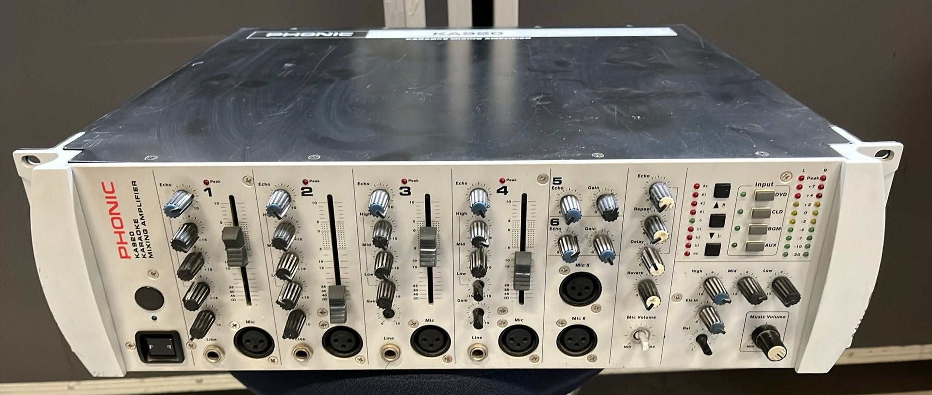 Phonic KA920 Karaoke Mengversterker - 460 Watt, Gebruikt, Overige typen, Onbekend, Ophalen of Verzenden