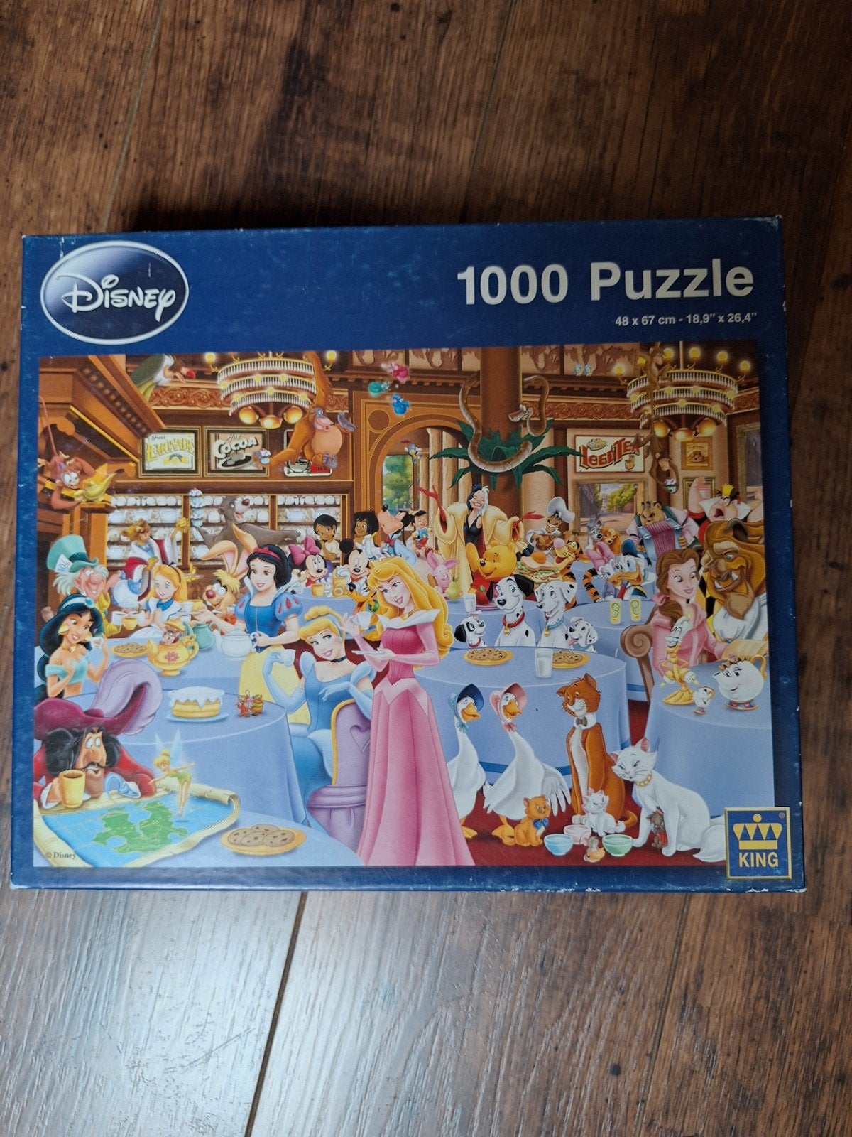 Disney puzzel 1000 st Sprookjesfiguren, Hobby en Vrije tijd, Ophalen of Verzenden, 500 t/m 1500 stukjes, Zo goed als nieuw, Legpuzzel