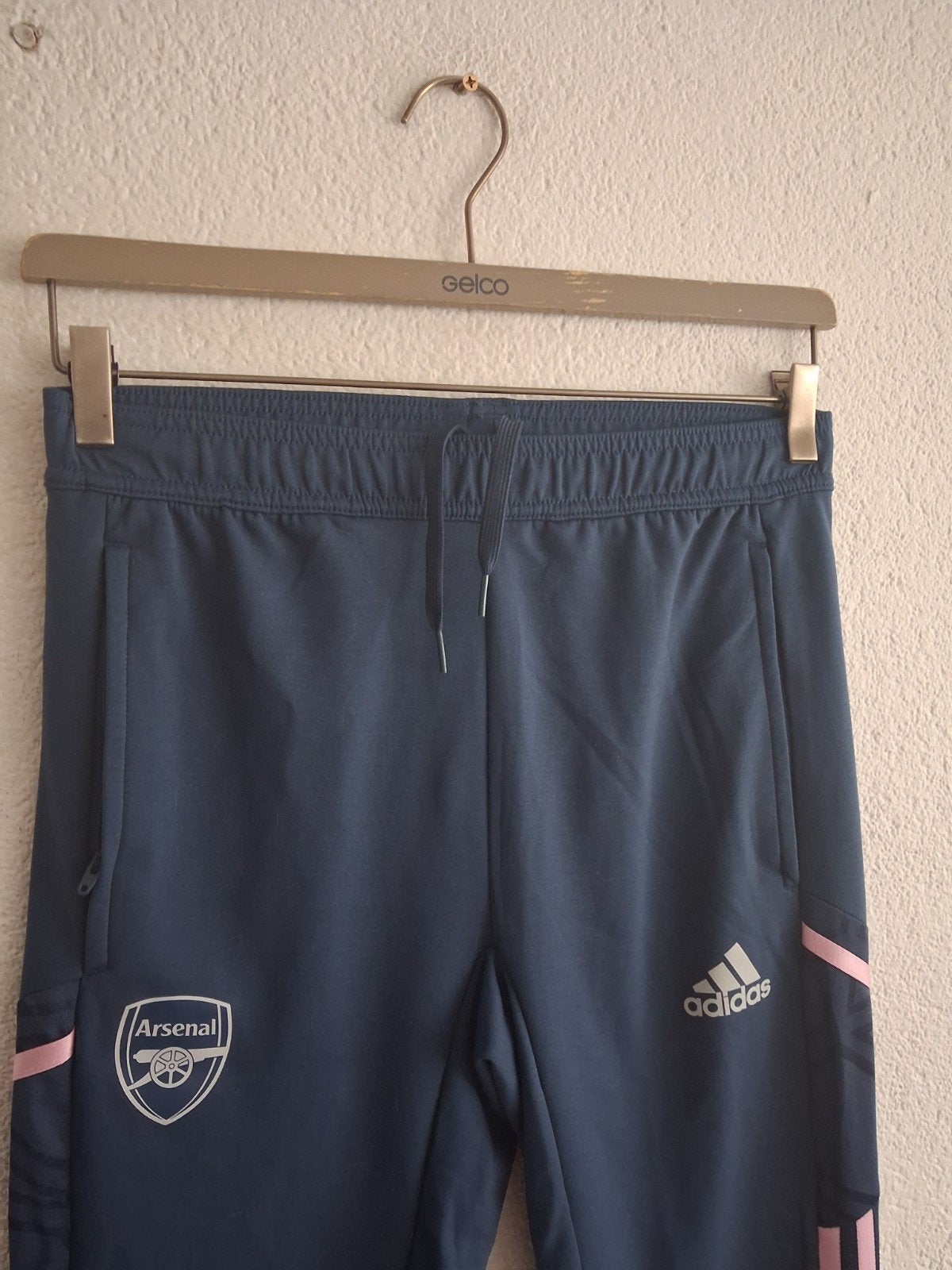Adidas Arsenal trainingsbroek maat S, Ophalen of Verzenden, Maat 36 (S), Blauw, Adidas