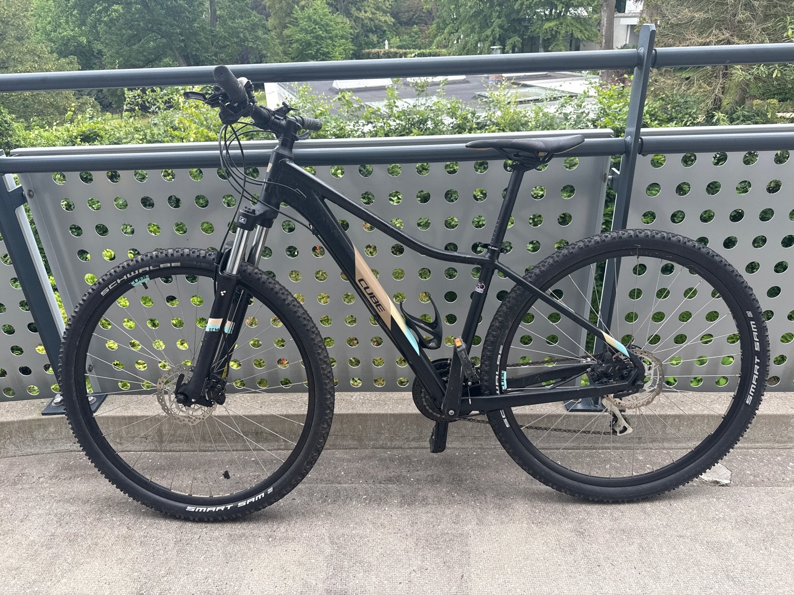 Cube dames fiets in goede staat, Gebruikt, Versnellingen, 50 tot 53 cm, Schijfrem
