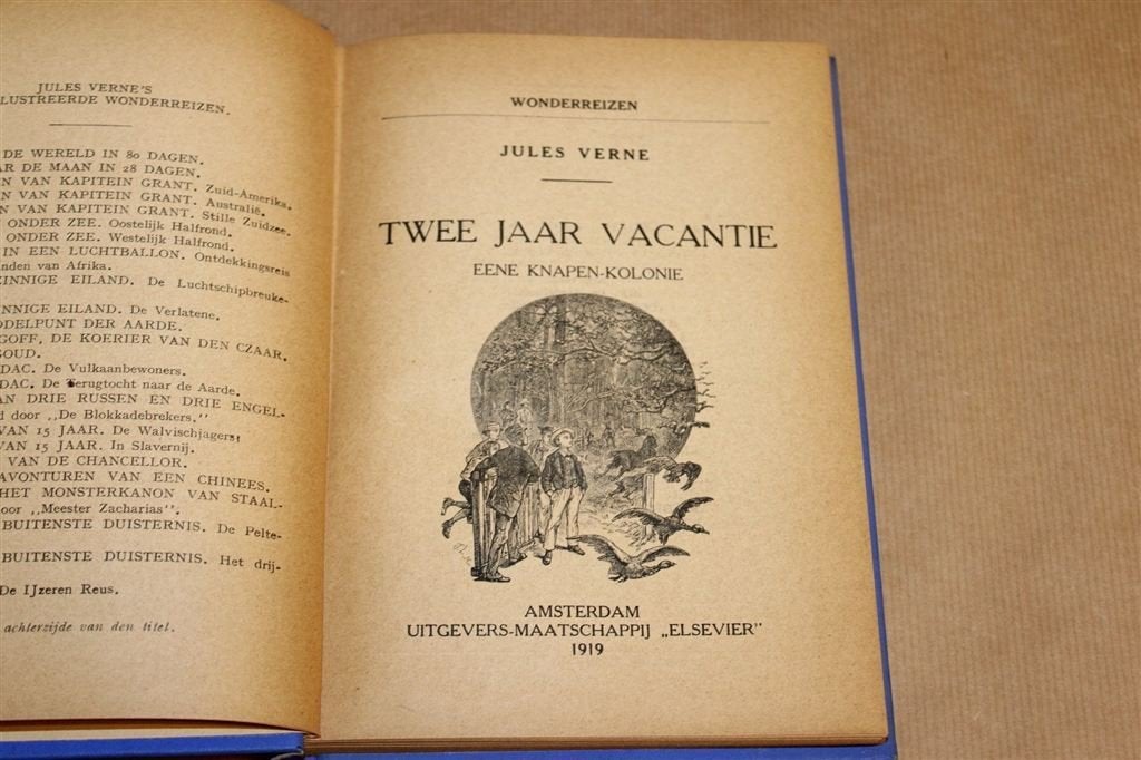 Twee Jaar Vacantie Deel 2 — Verne Wonderreizen 1919, Ophalen of Verzenden, Gelezen