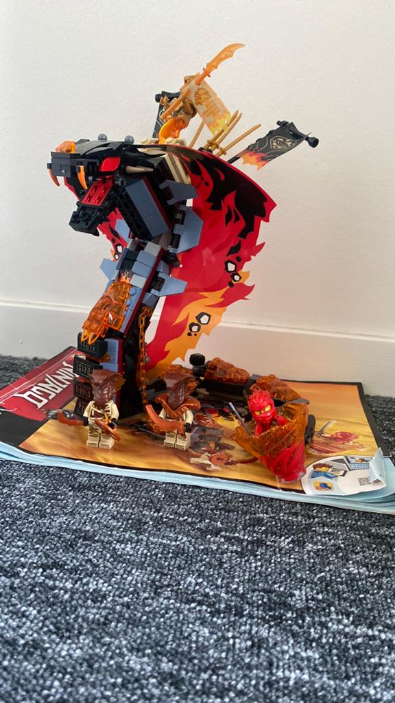 Lego ninjago fire fang, Kinderen en Baby's, Speelgoed | Duplo en Lego, Ophalen of Verzenden, Zo goed als nieuw