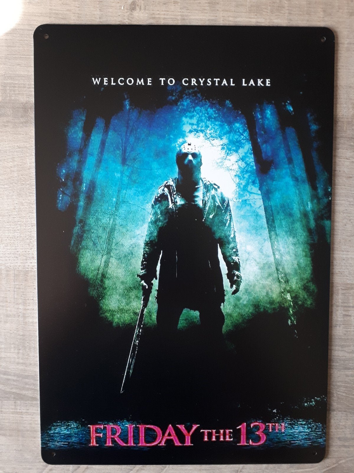 Jason Voorhees Friday The 13th 20x30 cm Metalen Reclamebord, Verzenden, Nieuw, Reclamebord