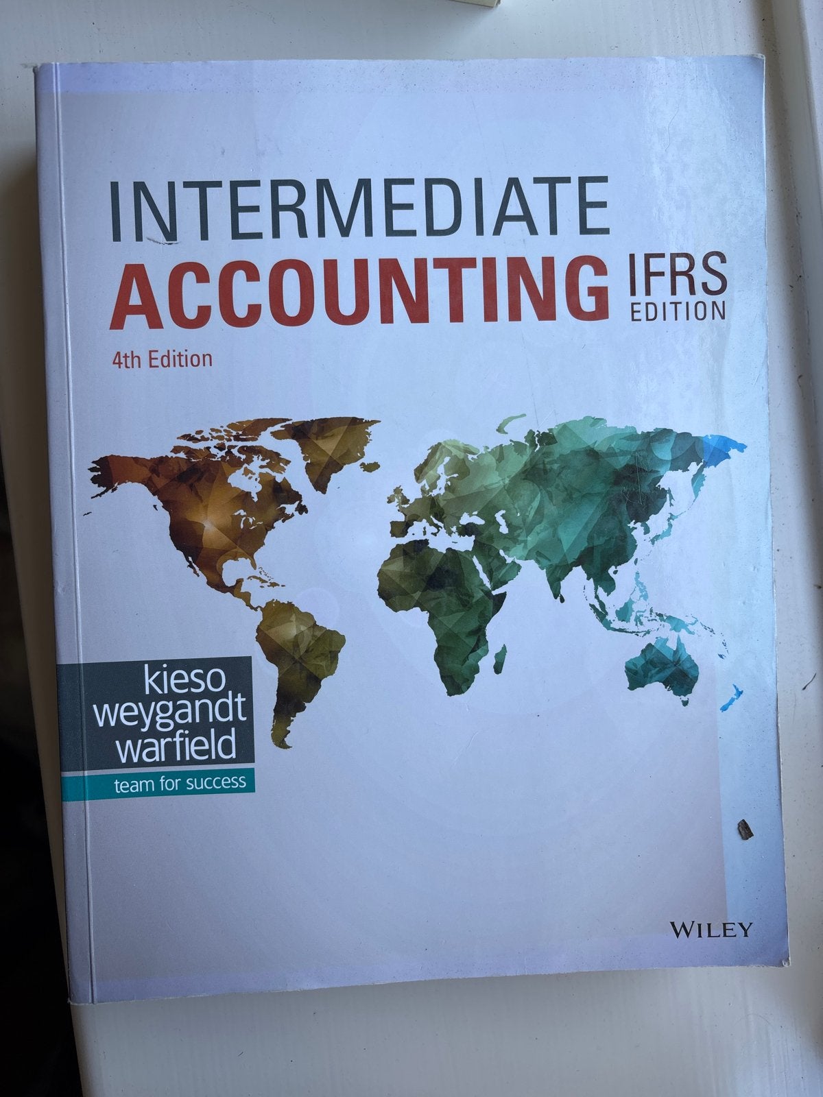 Intermediate Accounting IFRS Edition 4th Edition, Ophalen of Verzenden, Gamma, Zo goed als nieuw, HBO