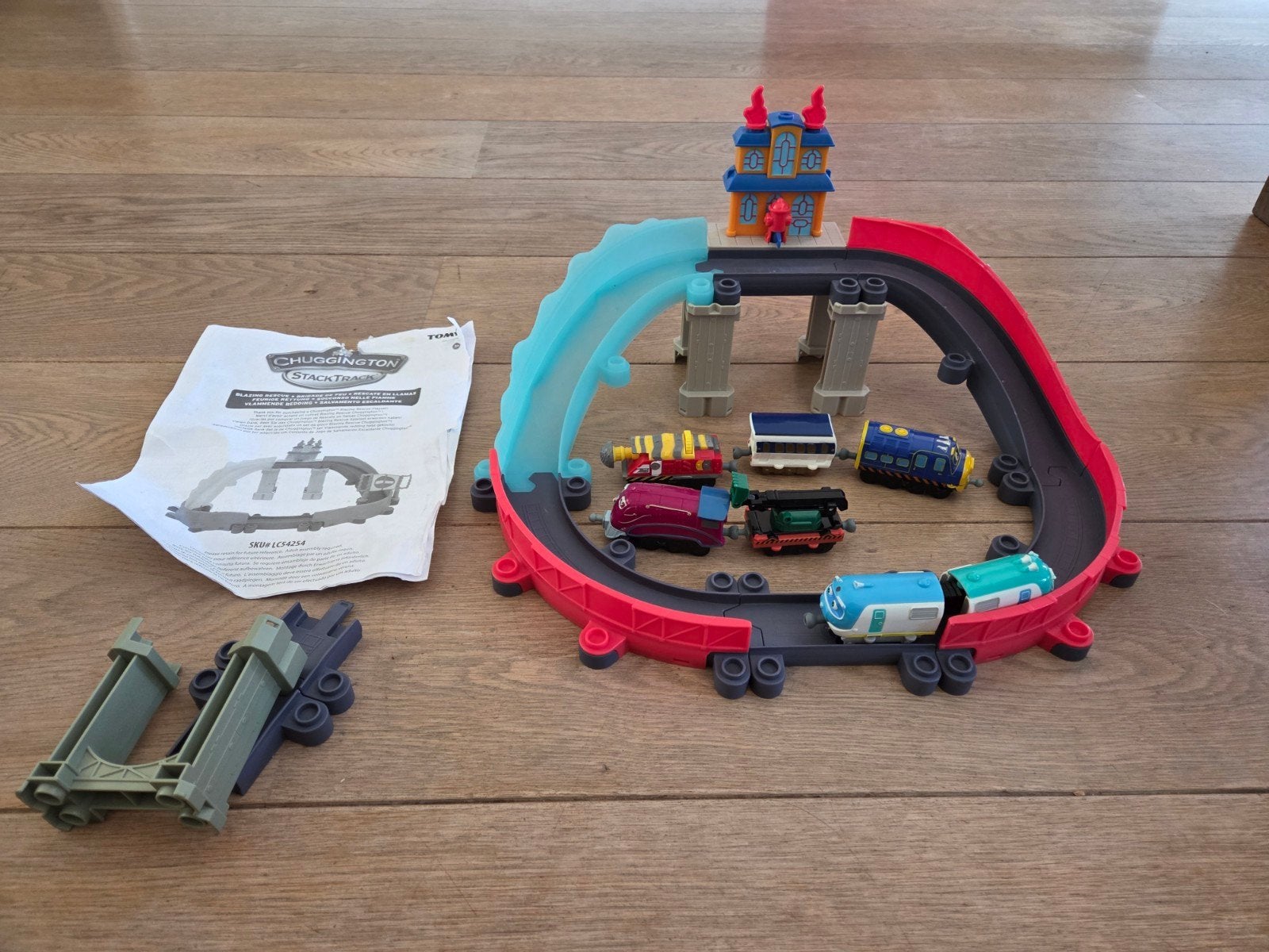 Chuggington Stack Track Vlammende Redding Treinset, Ophalen of Verzenden, Gebruikt