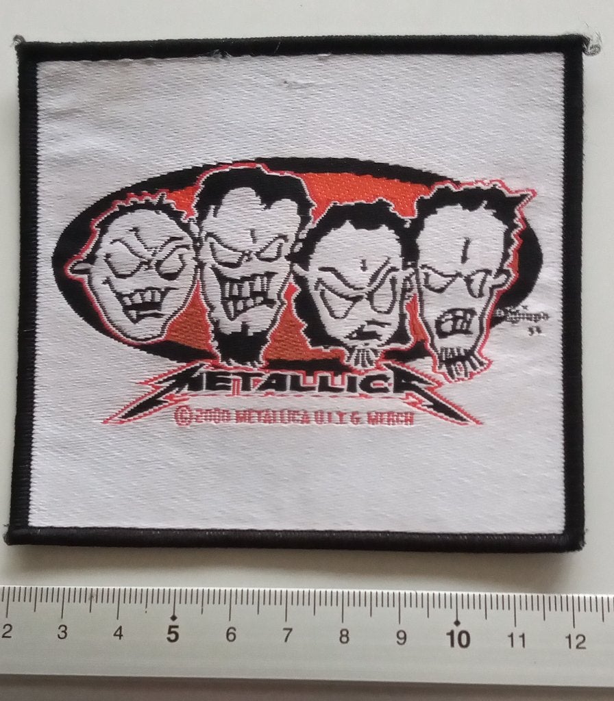 Metallica official vintage 2000 Cartoon patch 80, Verzenden, Nieuw, Kleding