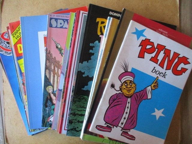 adv7900 stripboeken 5 strips, Eén stripboek, Ophalen, Gelezen