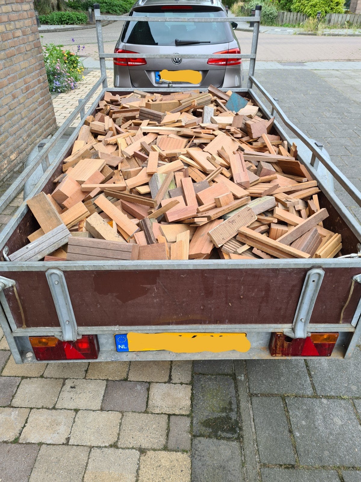een kuub Hardhout Stookhout/kachelhout, Minder dan 3 m³, Ophalen, Overige houtsoorten