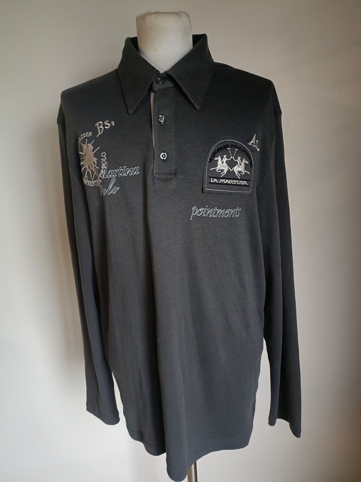 La Martina shirt XXXL, Ophalen of Verzenden, Nieuw, Grijs