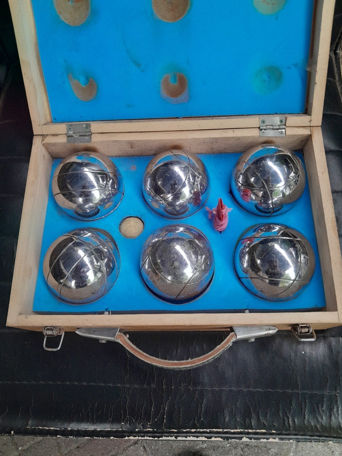 jeu de boules in kistje, Ophalen of Verzenden, Bal