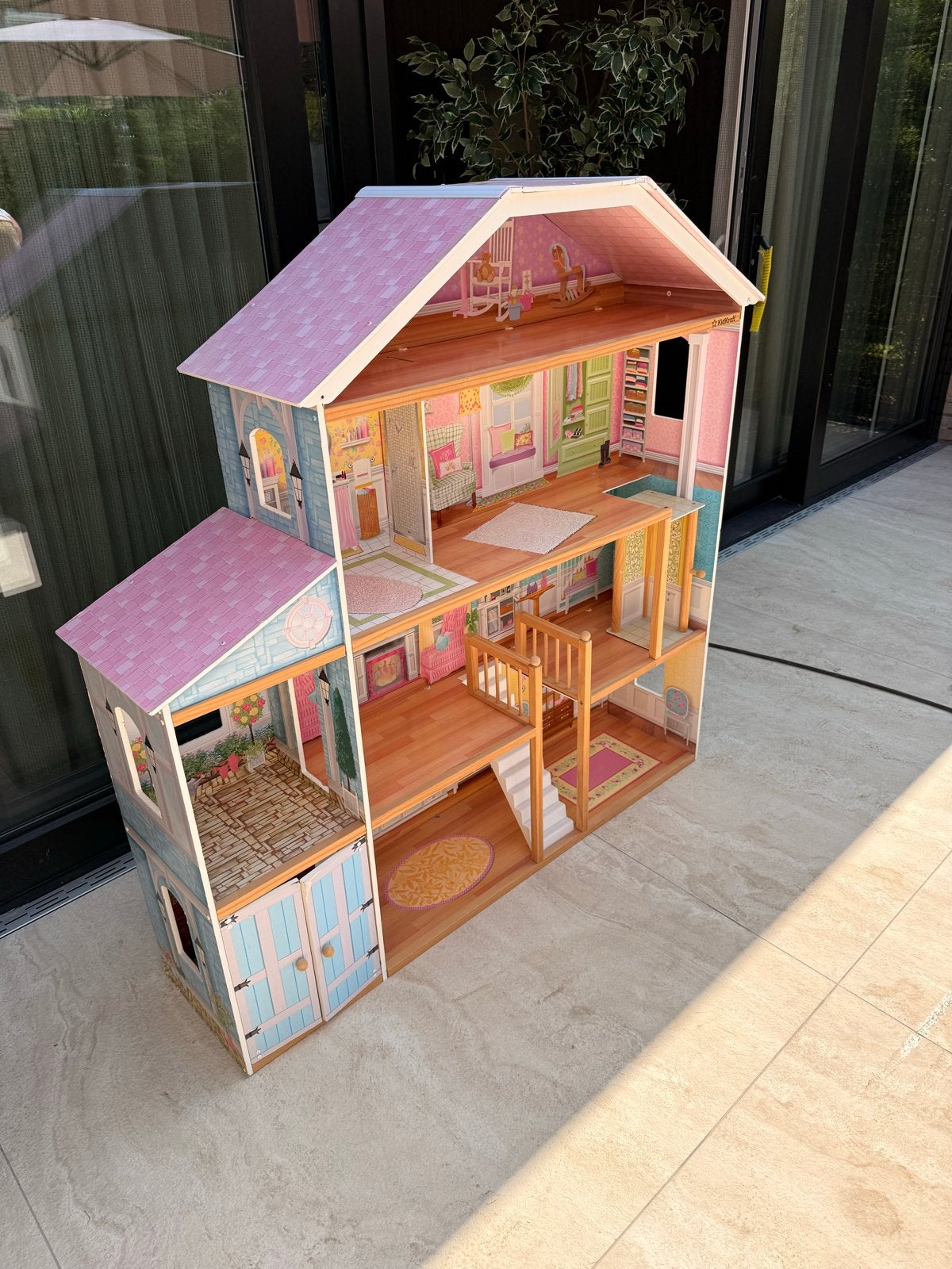 Groot KidKraft Houten Poppenhuis, Ophalen, Gebruikt, Poppenhuis