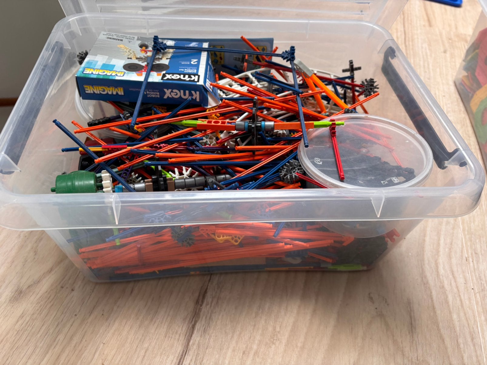 Bak knex, triqo en knikkerbaan, Ophalen, Gebruikt, K'nex