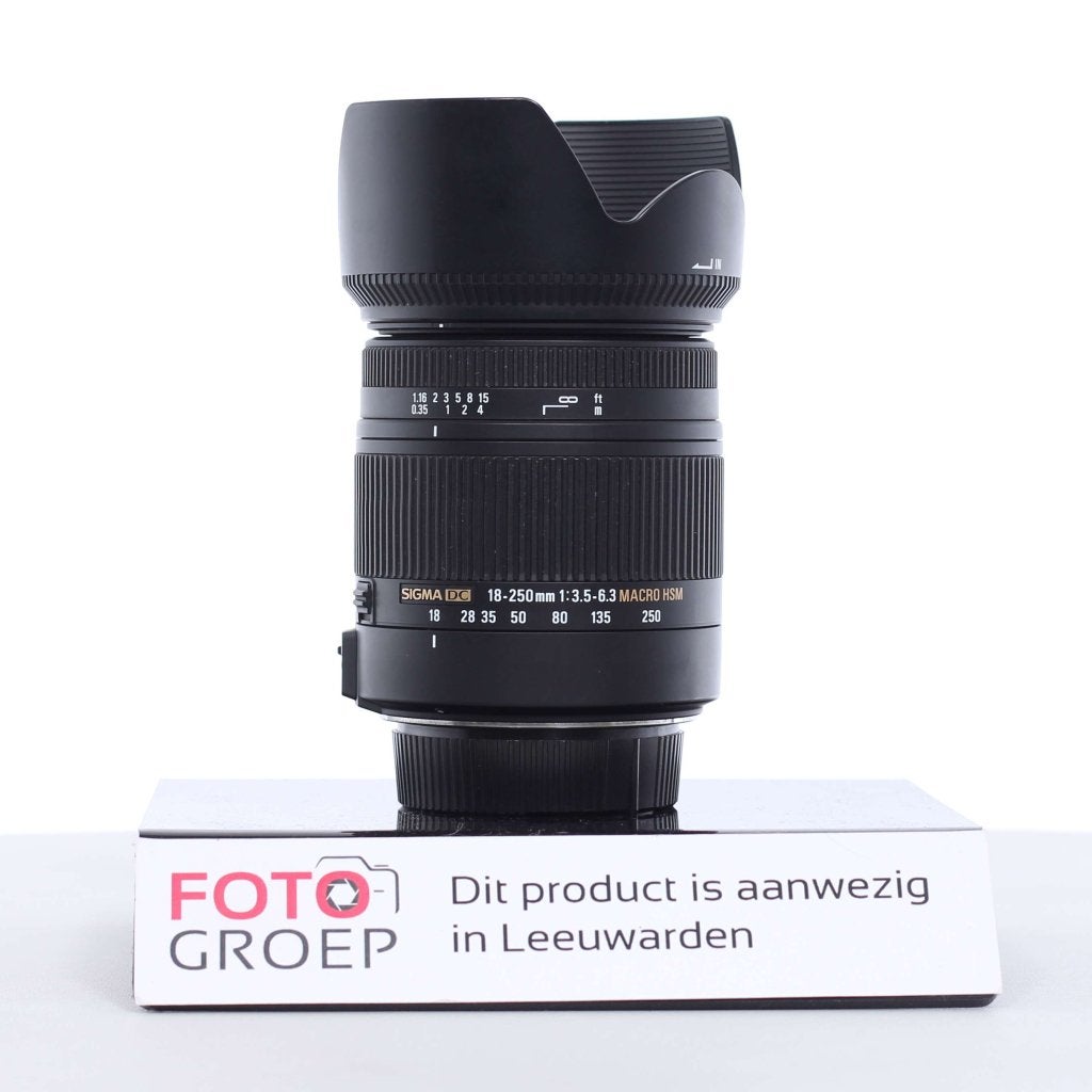 Sigma DC 18-250mm F3.5-6.3  HSM voor Nikon (OCC-Leeuwarden), Audio, Tv en Foto, Fotografie | Lenzen en Objectieven, Foto-Groep