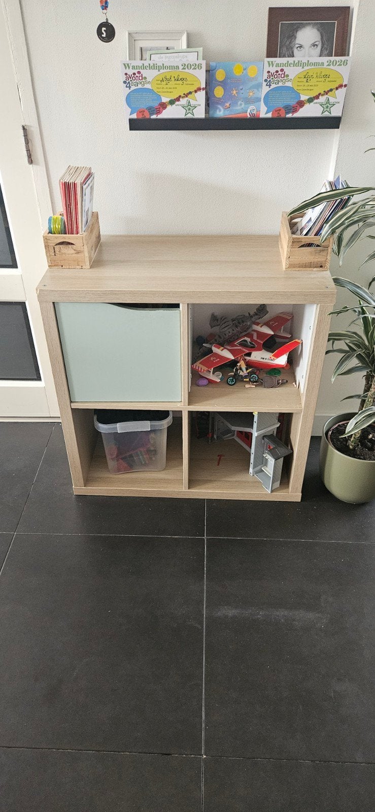 Kallax 4 vakken met of zonder tafeltje, Ophalen, 25 tot 50 cm, 50 tot 100 cm, Minder dan 100 cm