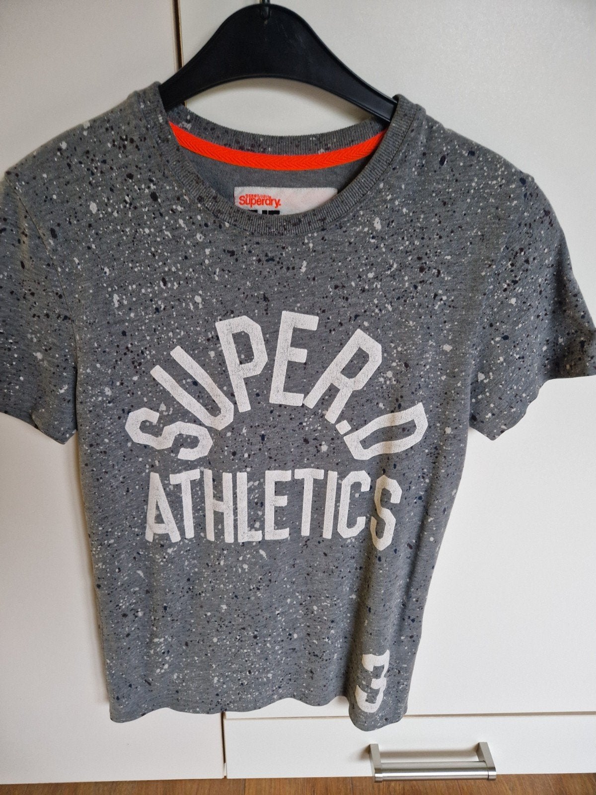 Superdry T-shirt 'Super Athletics' Maat S, Kleding | Heren, T-shirts, Ophalen of Verzenden, Zo goed als nieuw, Maat 46 (S) of kleiner