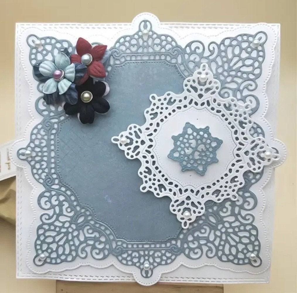 Nieuw  Snijmal  vintage  frame 3, Hobby en Vrije tijd, Kaarten | Zelf maken, Ophalen of Verzenden, Zo goed als nieuw, Overige thema's