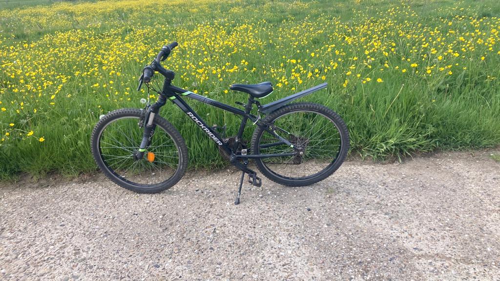 Mountainbike zwart groen, Fietsen en Brommers, Fietsen | Mountainbikes en ATB, Ophalen of Verzenden, Zo goed als nieuw, Overige merken