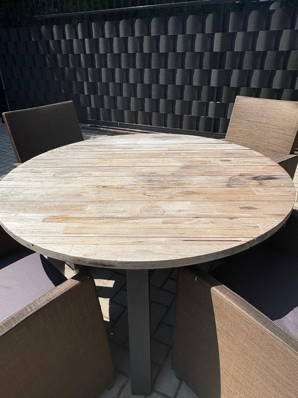 Tuintafel rond four season, Tuin en Terras, Ophalen, Zo goed als nieuw, Rond
