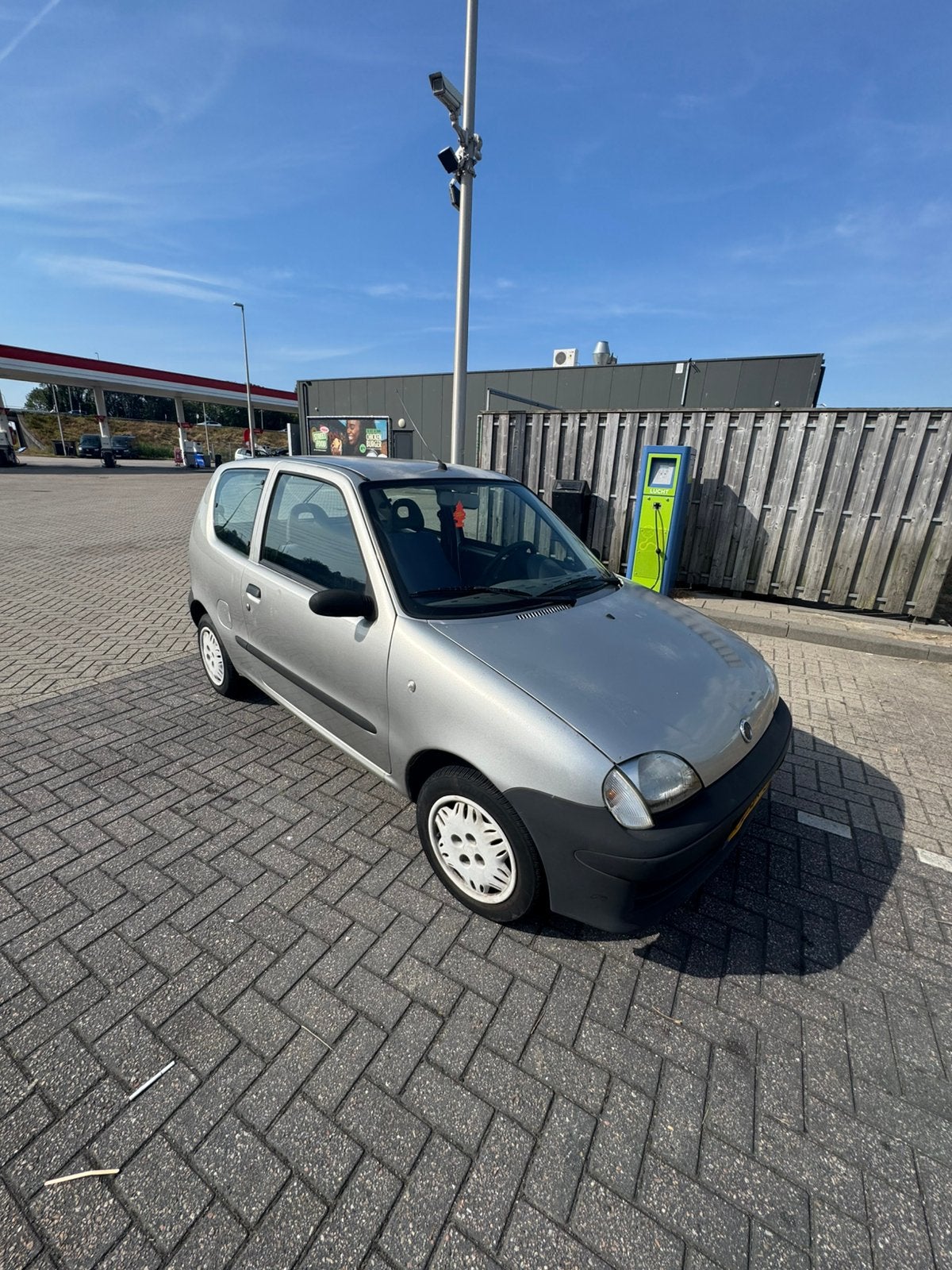 Fiat Seicento 1.1 2001 Grijs LAGE KM BIEDEN MAG, Auto's, Voorwielaandrijving, Origineel Nederlands, 400 kg, Handgeschakeld