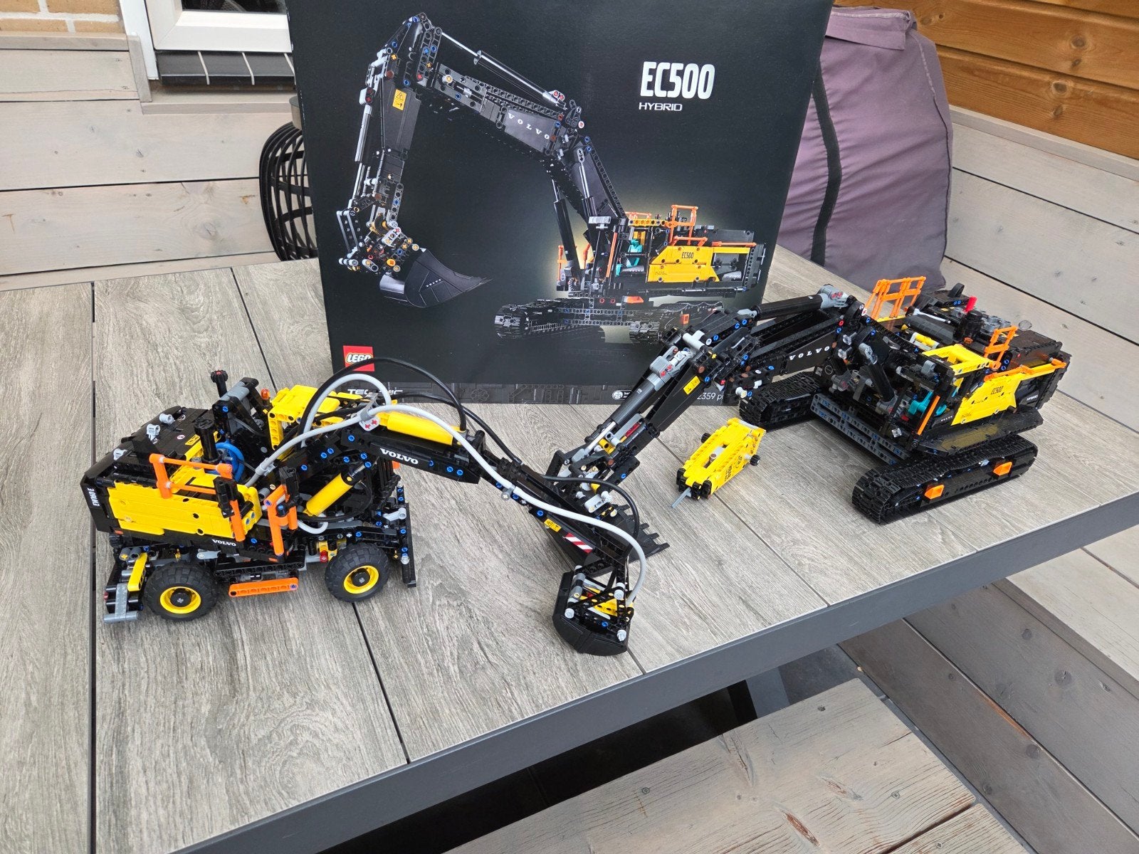 lego volvo kranen, de grote nieuwe kraan, Ophalen of Verzenden, Zo goed als nieuw