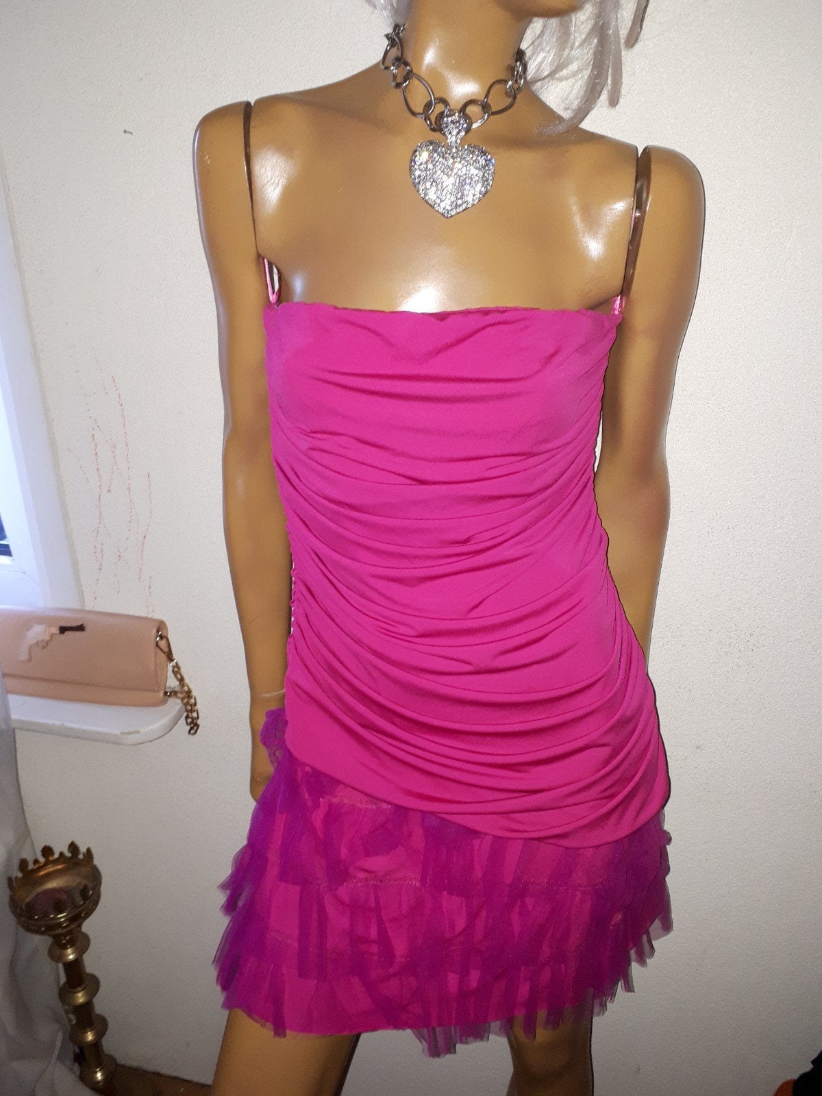 Bodyflirt Strapless Mini Jurk Roze Maat XL, Maat 46/48 (XL) of groter, Ophalen of Verzenden, Zo goed als nieuw, Roze