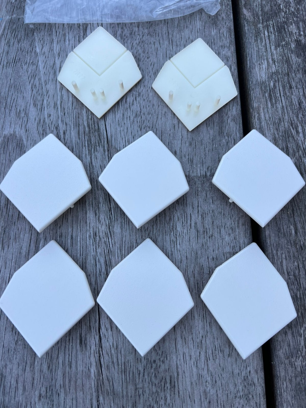 Eindkap uitwendige hoek sandcream mat, Ophalen of Verzenden, Nieuw, Kunststof