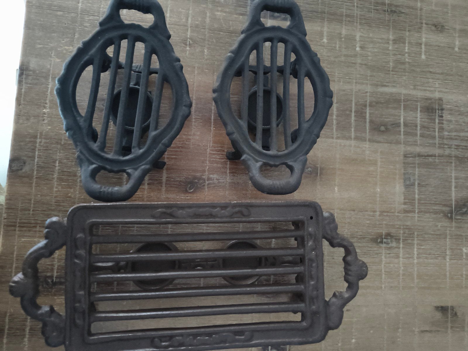 Gietijzeren Rechauds - Brocante Landelijke Stijl, Ophalen of Verzenden
