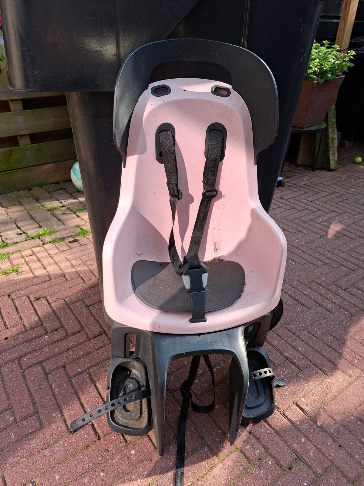 Bobike fietszitje roze, Ophalen, Gebruikt, Achterzitje, Bobike