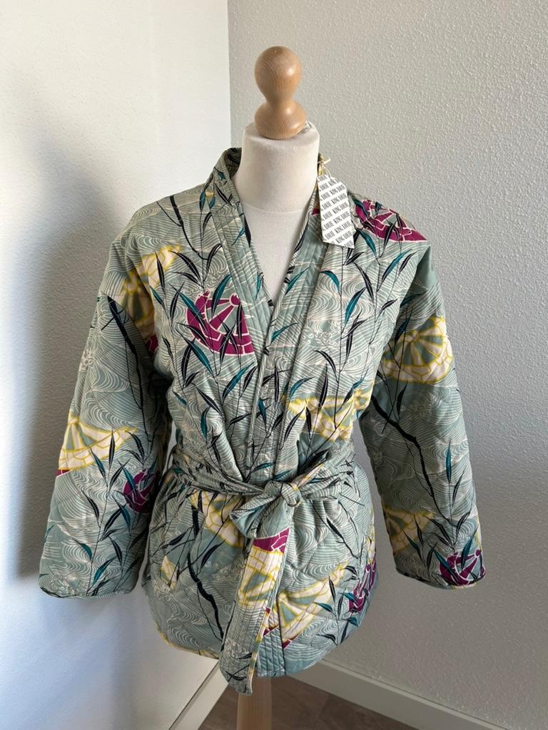 King Louie maat universeel Kimono jacket quilted NIEUW 3115, Maat 42/44 (L), Nieuw, Ophalen of Verzenden, King Louie
