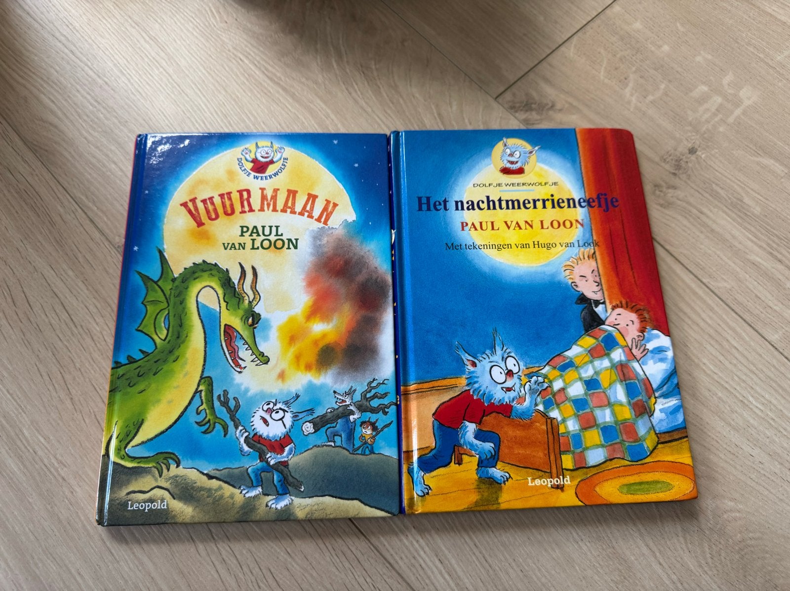 2 boeken van Paul van Loon: Het nachtmerrieneefje & Vuurman, Ophalen, Gelezen, Fictie