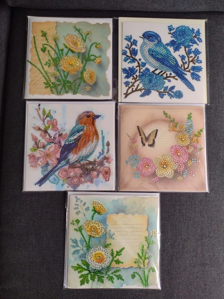 Pakket van 15 dubbele kaarten met envelop (handmade), Nieuw, Ophalen of Verzenden, Overige thema's, Nvt