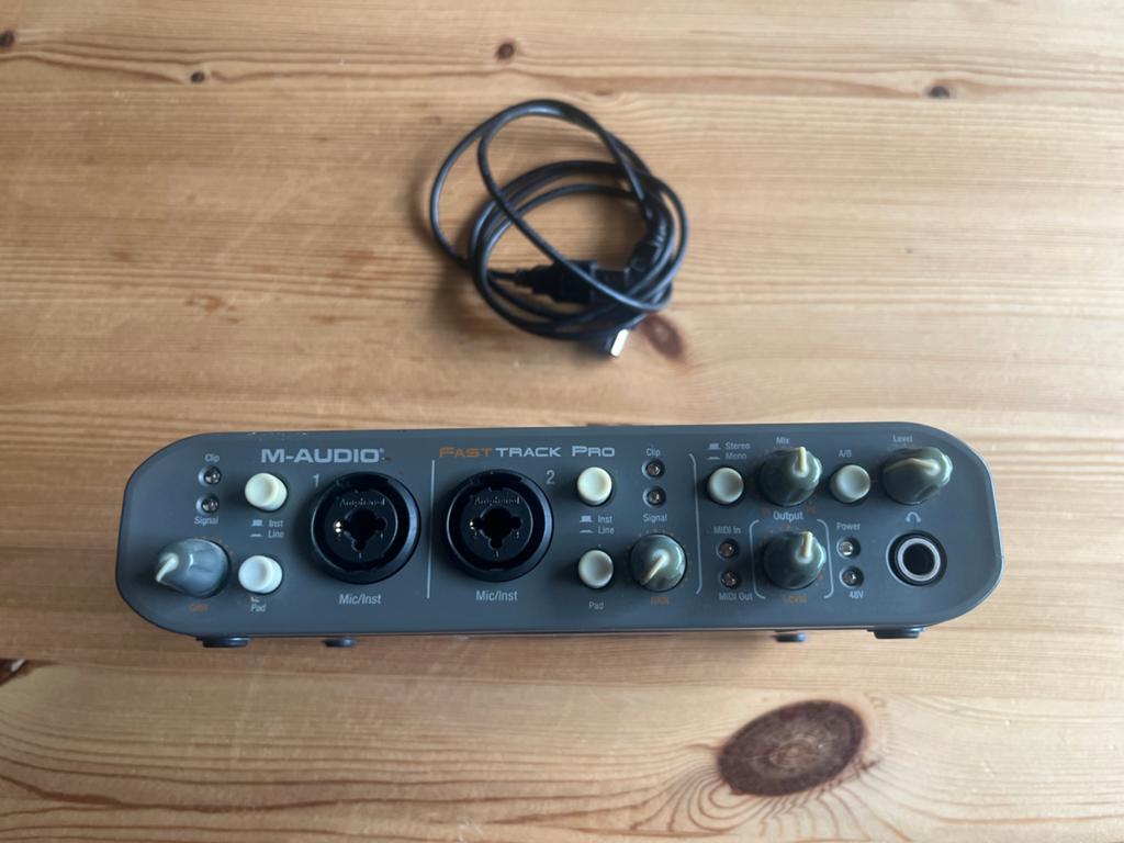 M-Audio Fast Track Pro USB Audio Interface, Ophalen of Verzenden, Gebruikt, Extern