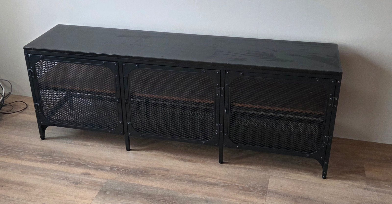 Ikea Fjällbo TV-meubel, Ophalen, Grenenhout, Gebruikt, 100 tot 150 cm