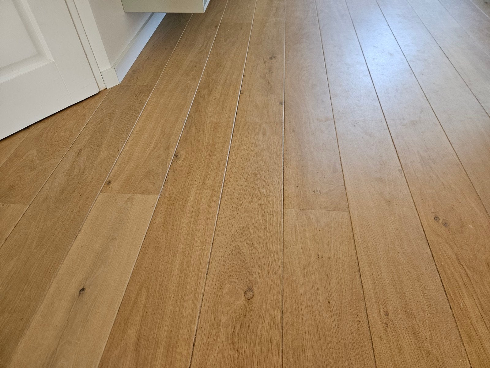 36 vierkante meter eiken parketvloer, Gebruikt, 10 m² of meer, 10 tot 30 cm, Hout