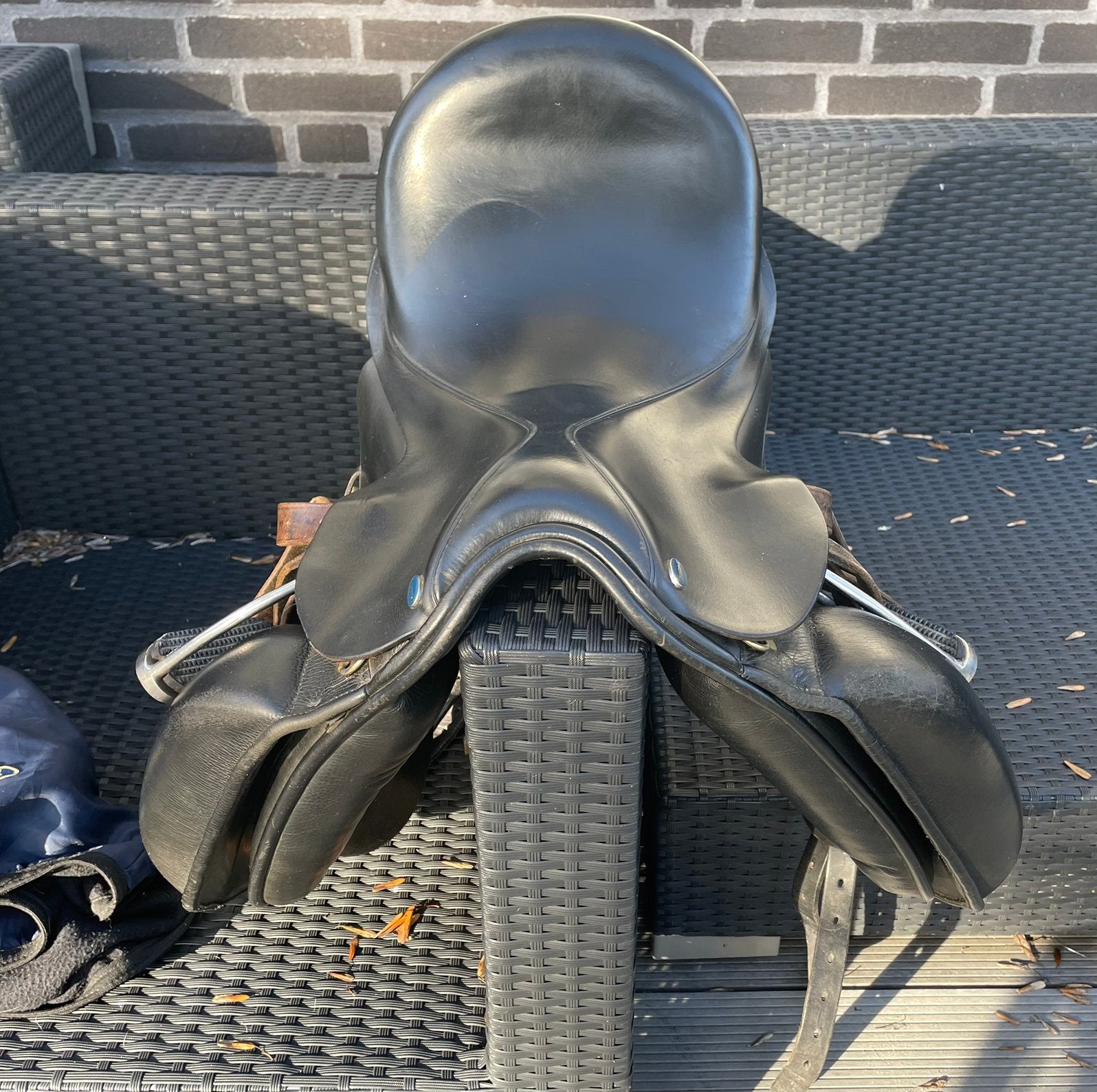 Euroriding Titan II Dressuurzadel 17" Smal + ProLite ASingel, Ophalen of Verzenden, Zo goed als nieuw, Dressuur