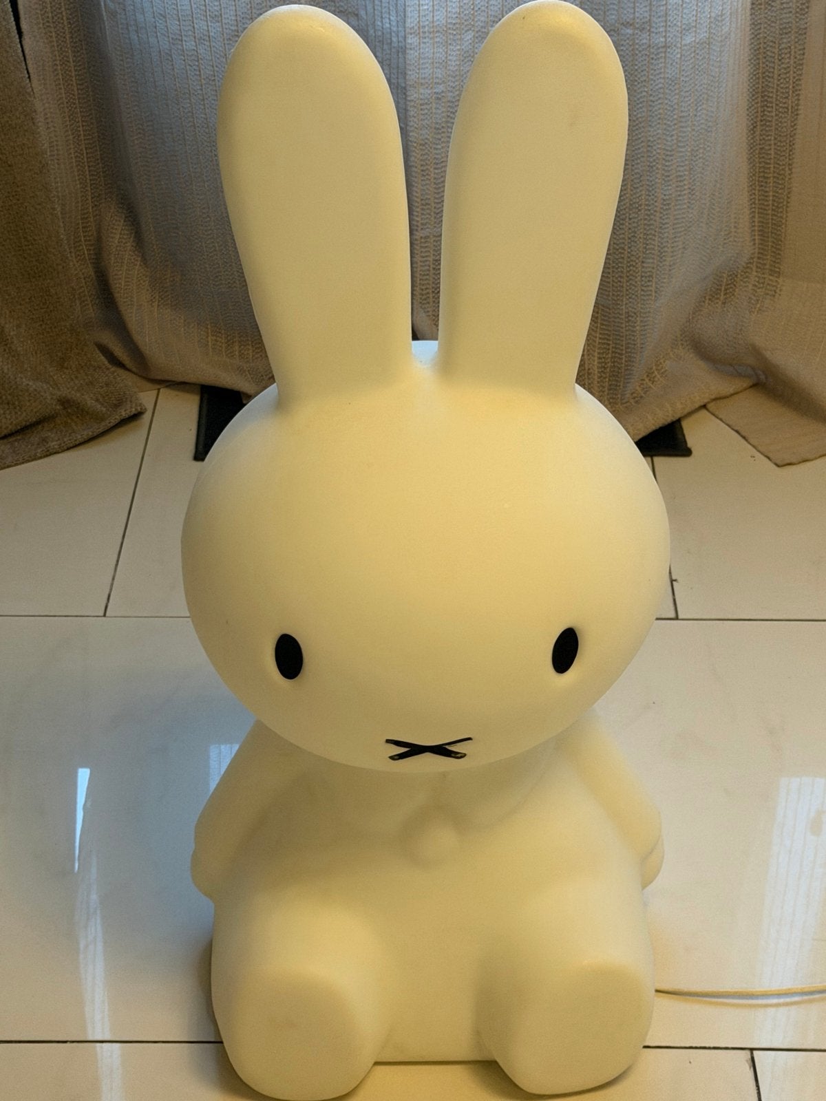 Grote Nijntje lamp - sfeervolle verlichting voor kinderkamer, Met schakelaar, Wit, Overige merken, Kunststof