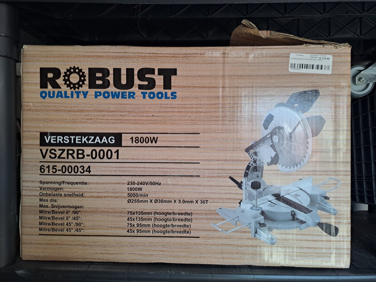 verstekzaag robust, Ophalen, 1200 watt of meer, Afkortzaag, 70 mm of meer
