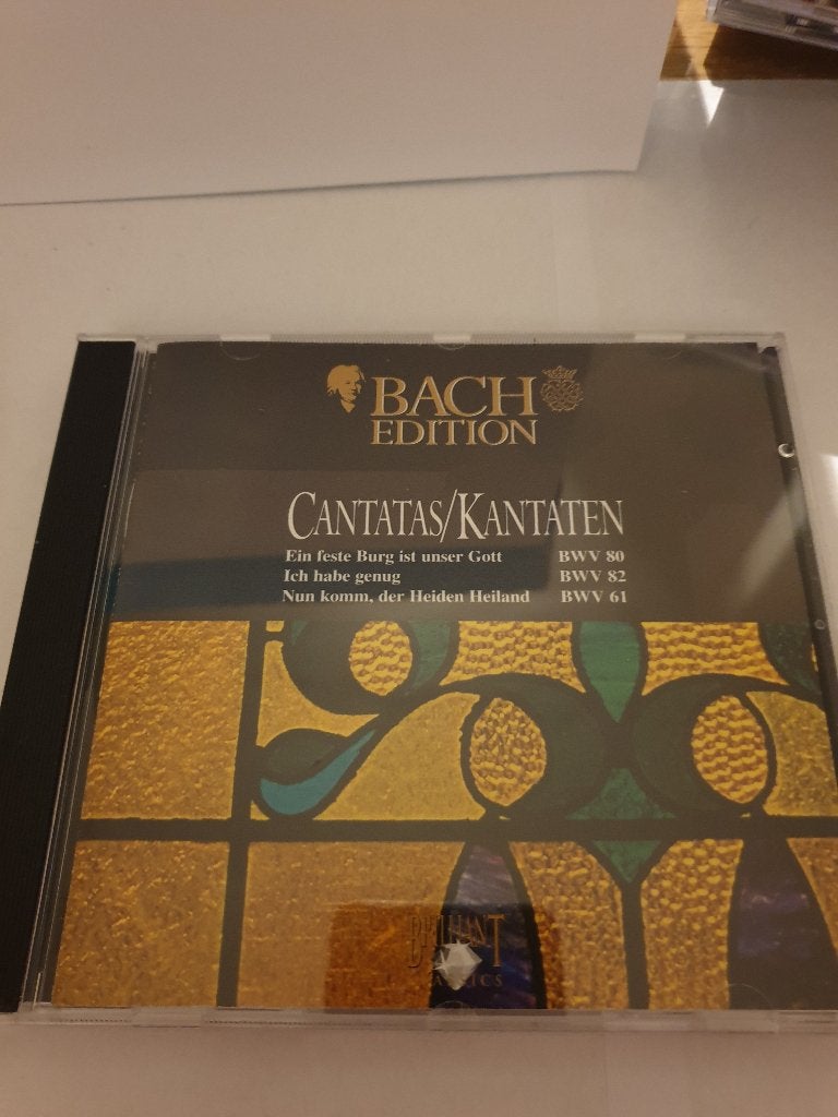 1341 bach cantatas bwv 80 bwv 82 bwv 61, Verzenden, Classicisme, Zo goed als nieuw, Kamermuziek