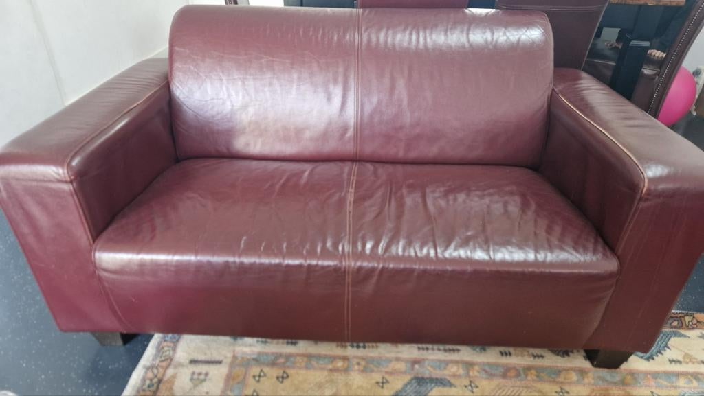 Banken, Huis en Inrichting, Banken | Bankstellen, Ophalen of Verzenden, Gebruikt, 75 tot 100 cm
