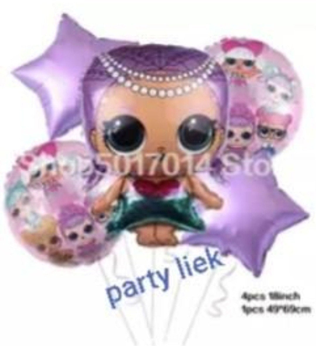 Lol pop ballonnen set nr L658, Ophalen of Verzenden, Nieuw, Versiering, Verjaardag