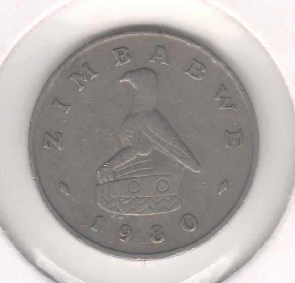 10 cent Zimbabwe 1980 (M 318), Ophalen of Verzenden, Zimbabwe, Losse munt
