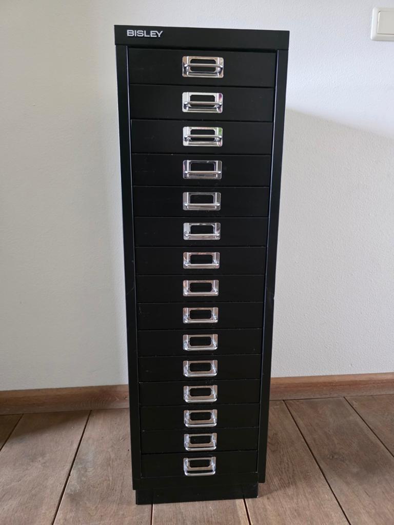 Bisley 15-ladenkast  - Kantoor/Werkplaats/Garage/Hobby, Huis en Inrichting, Kasten | Ladekasten, Ophalen, Gebruikt, 5 laden of meer